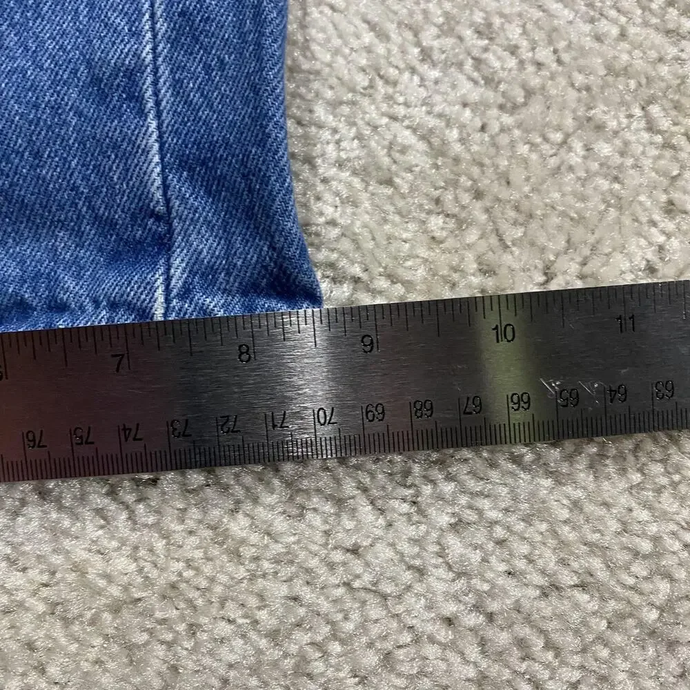 Levis 501 Jeans Mens 36x30 Blue Medium Wash Straight Button Fly Regular Fit